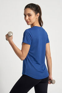 Zelocity Quick Dry Relaxed Top - Deja Vu Blue — thumbnail 4